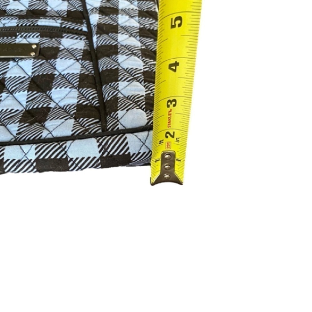 VERA BRADLEY Hipster Crossbody/Shoulder Bag Black/Blue Buffalo Check/Pla… - Picture 12 of 12